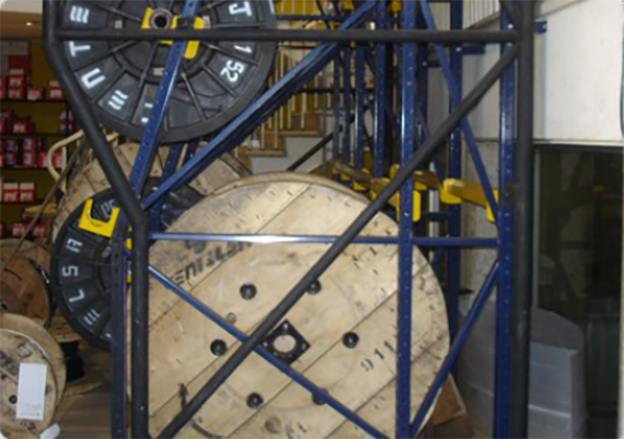 Almacenamiento para bobinas