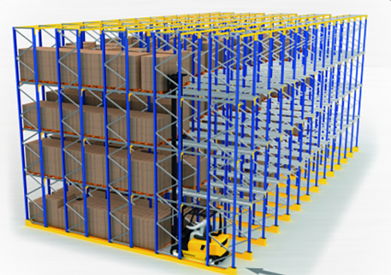 Estantería drive in