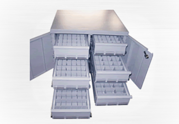 Mueble para muestras de patología