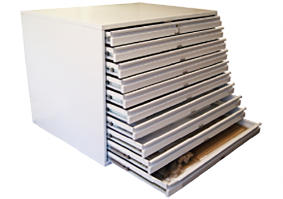 Planoteca horizontal